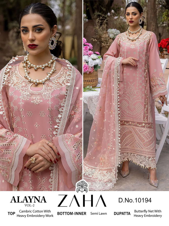 Alayna Vol 2 By Zaha Pakistani Salwar Suits Catalog
